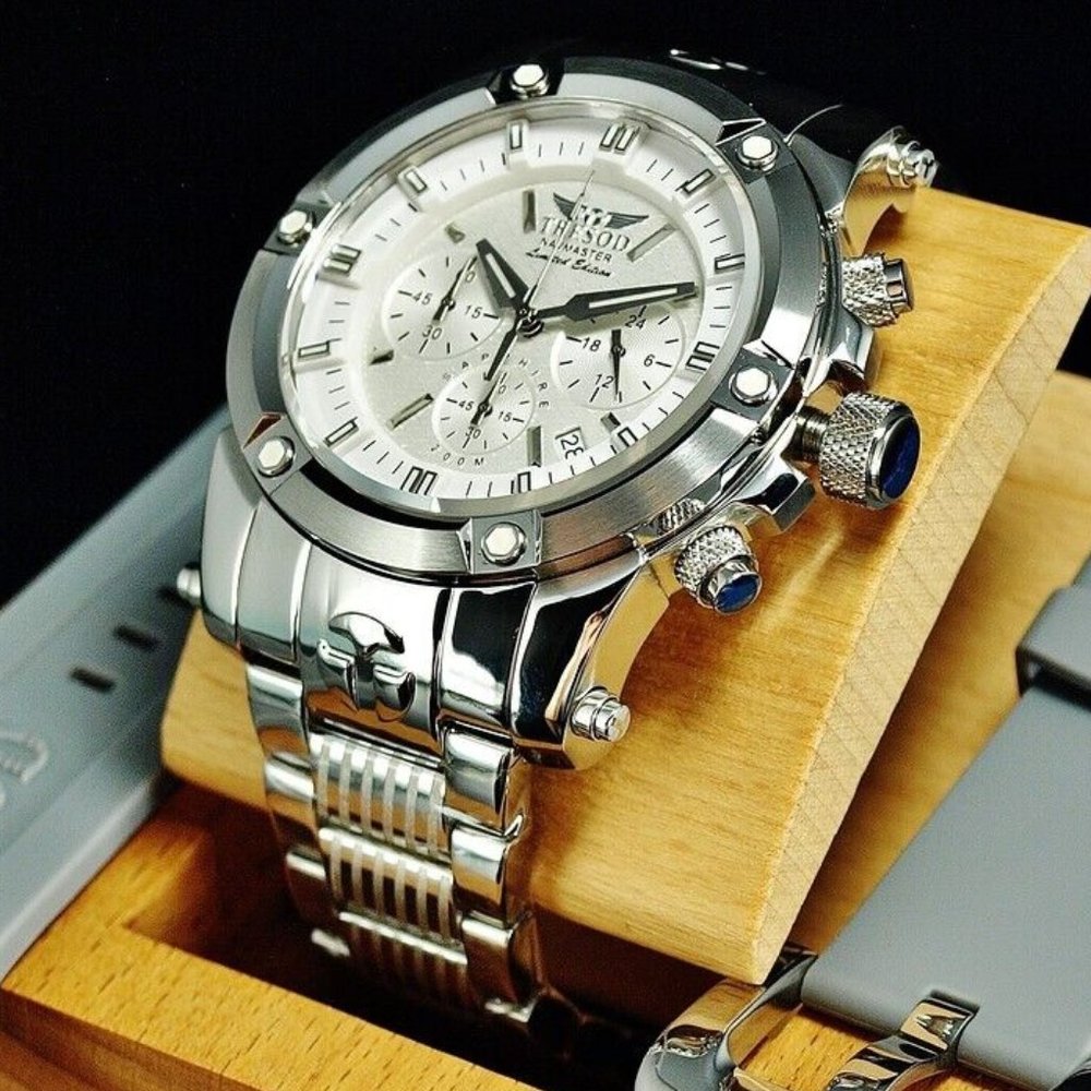 Navy Master Silver Men's Diver Watch